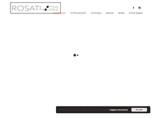 Tablet Screenshot of otticarosati.com